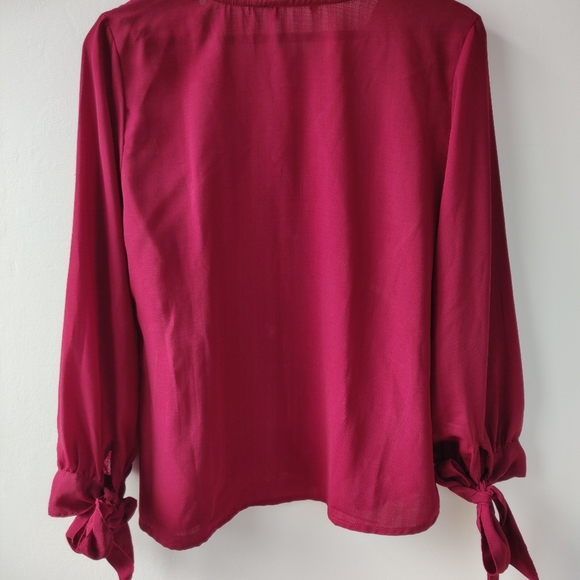 🇮🇳Wine colored top - Picture 4 of 5